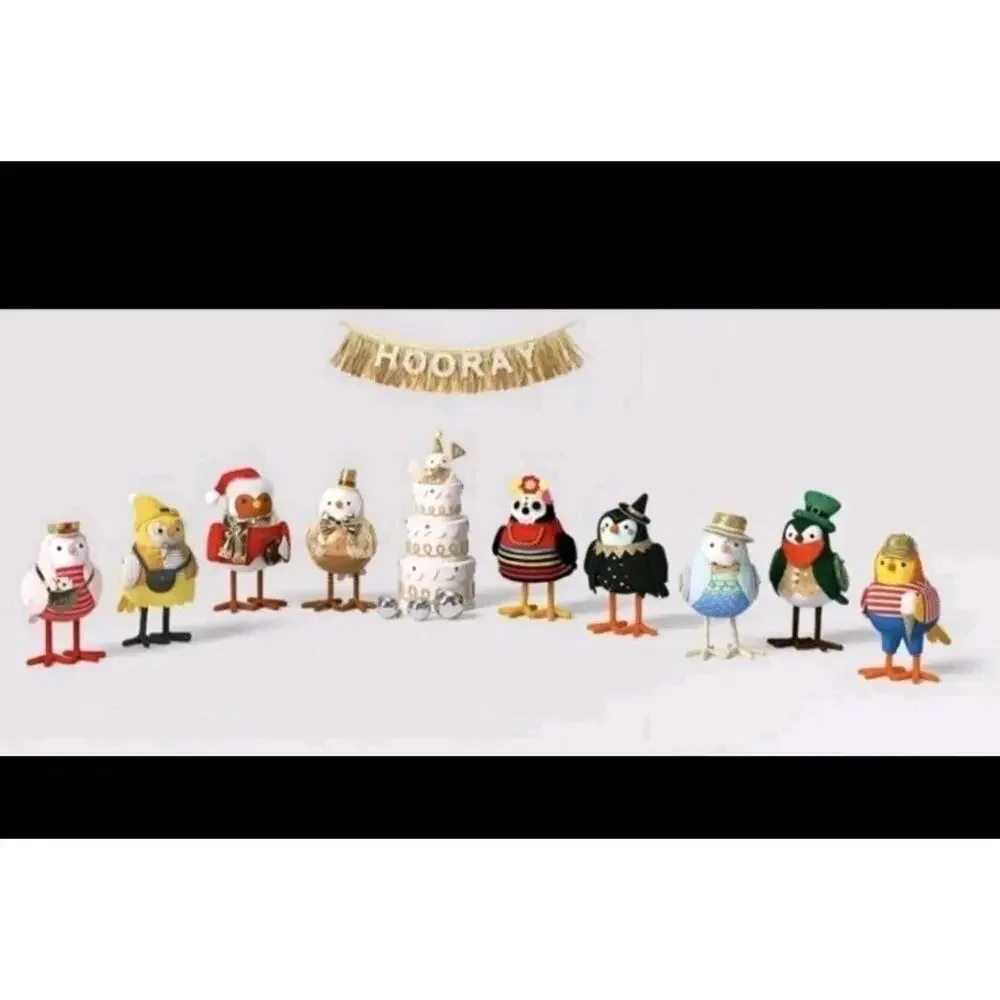 New! 2025 Ltd Edn Target Wondershop Featherly Friends REUNION Anniversary Birds